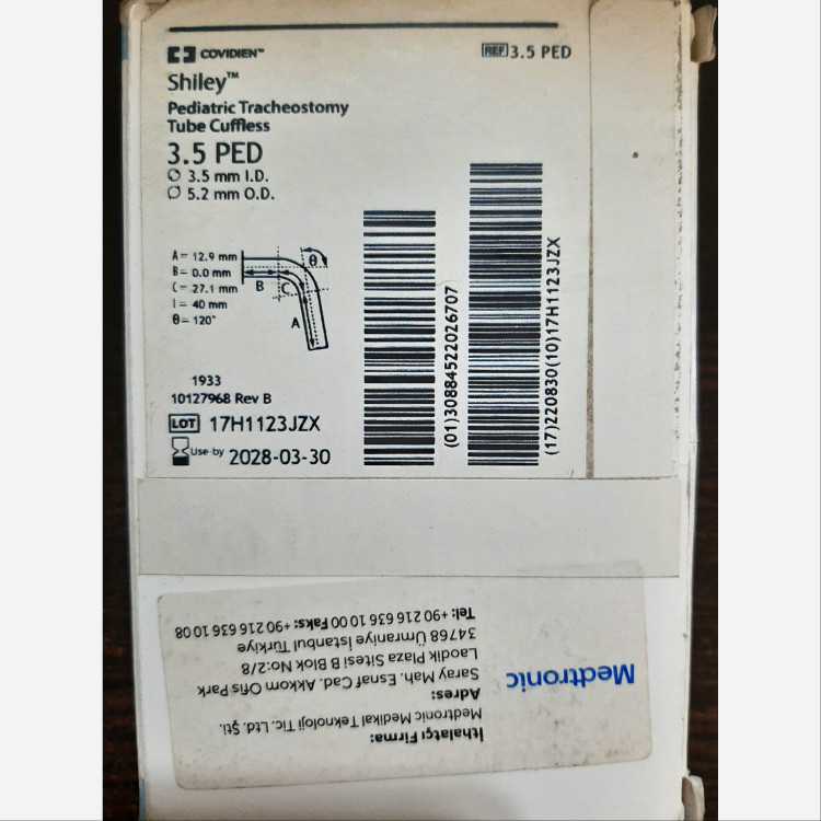 تراکستومی بدون کاف شایلی آلمان ped3.5
